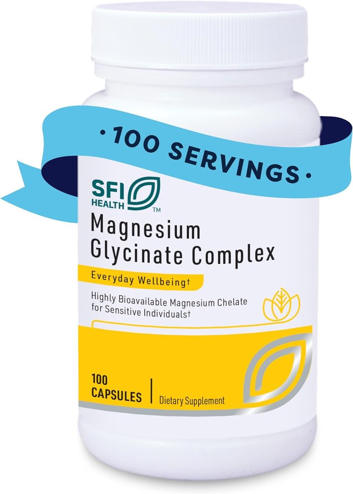 Magnesium Glycinate Complex x100 Capsules - SFI Health - SFI Health