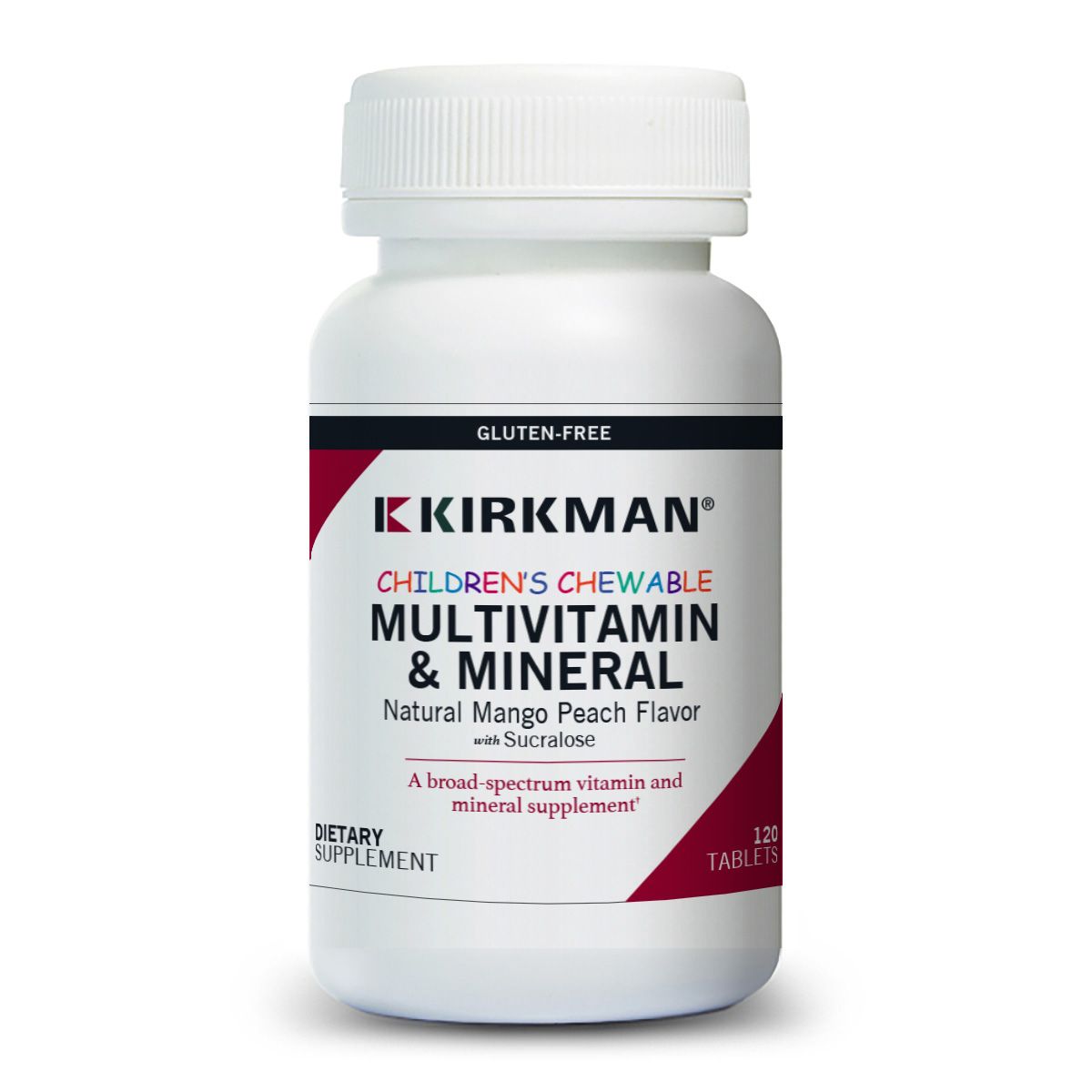 Children's Chewable Multivitamin & Mineral x120 Chewable Tablets - Kirkman - Kirkman