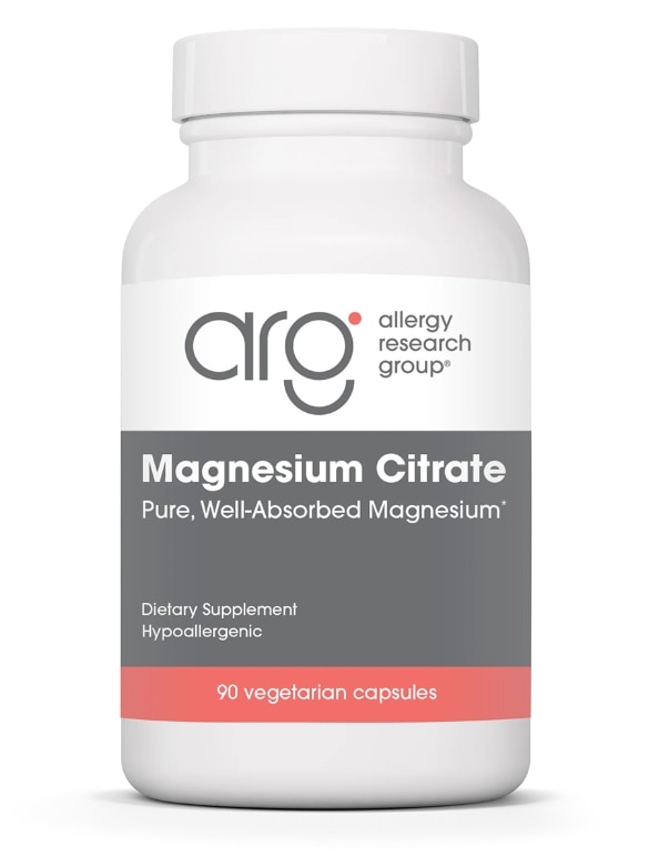 Magnesium Citrate 170mg x90 Capsules - Allergy Research Group - Allergy Research Group