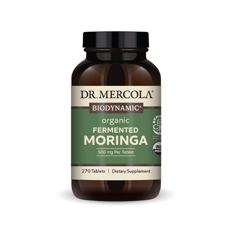 Organic Fermented Moringa 500mg x90 Tablets - Dr. Mercola - Dr. Mercola