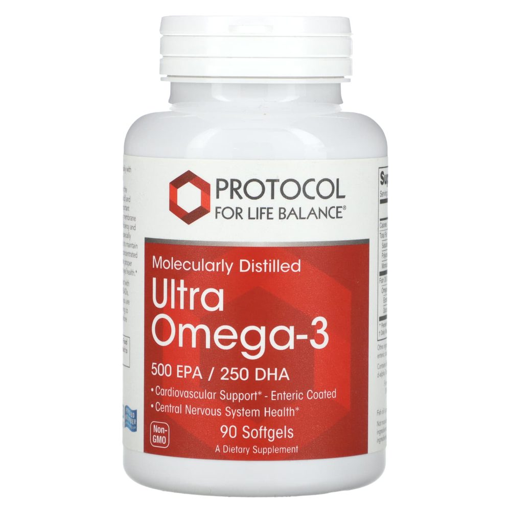 Ultra Omega-3 Fish Oil x90 Softgels - Protocol For Life Balance - Protocol For Life Balance
