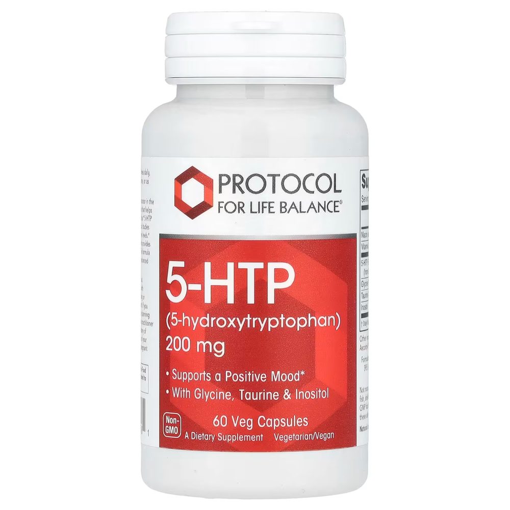 5-HTP 100mg x90 Capsules - Protocol For Life Balance - Protocol For Life Balance