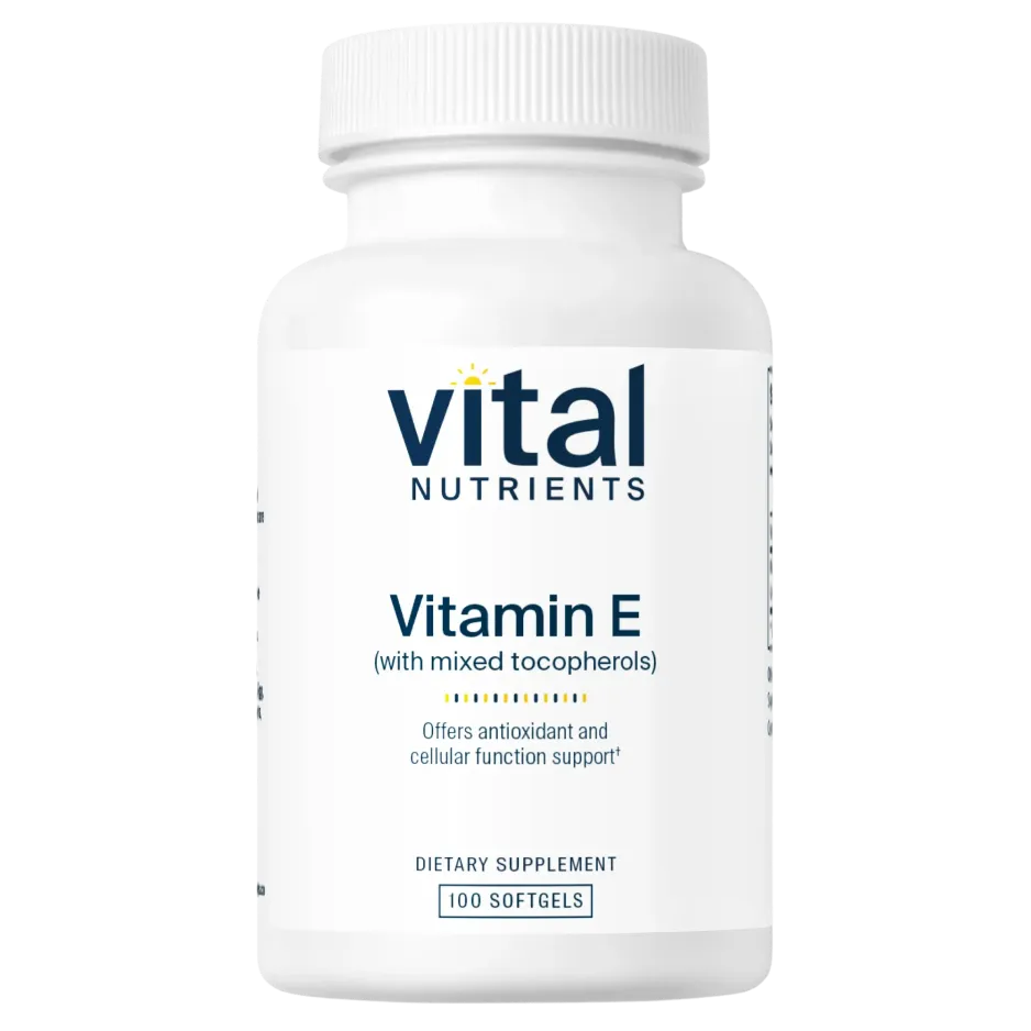 Vitamin E 400 IU x100 Softgels - Vital Nutrients - Vital Nutrients