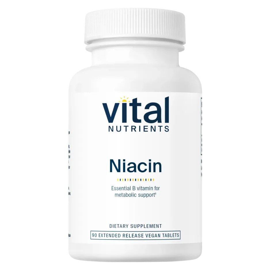 Niacin 500mg x90 Tablets - Vital Nutrients - Vital Nutrients