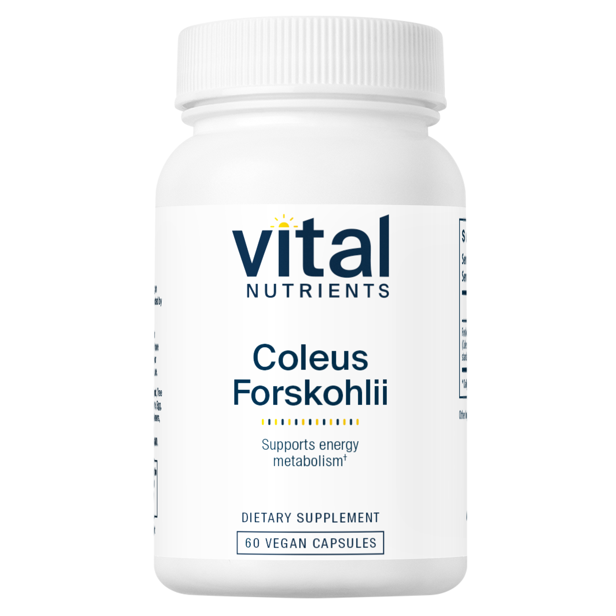Forskolin Coleus 10% 90mg x60 Capsules - Vital Nutrients - Vital Nutrients