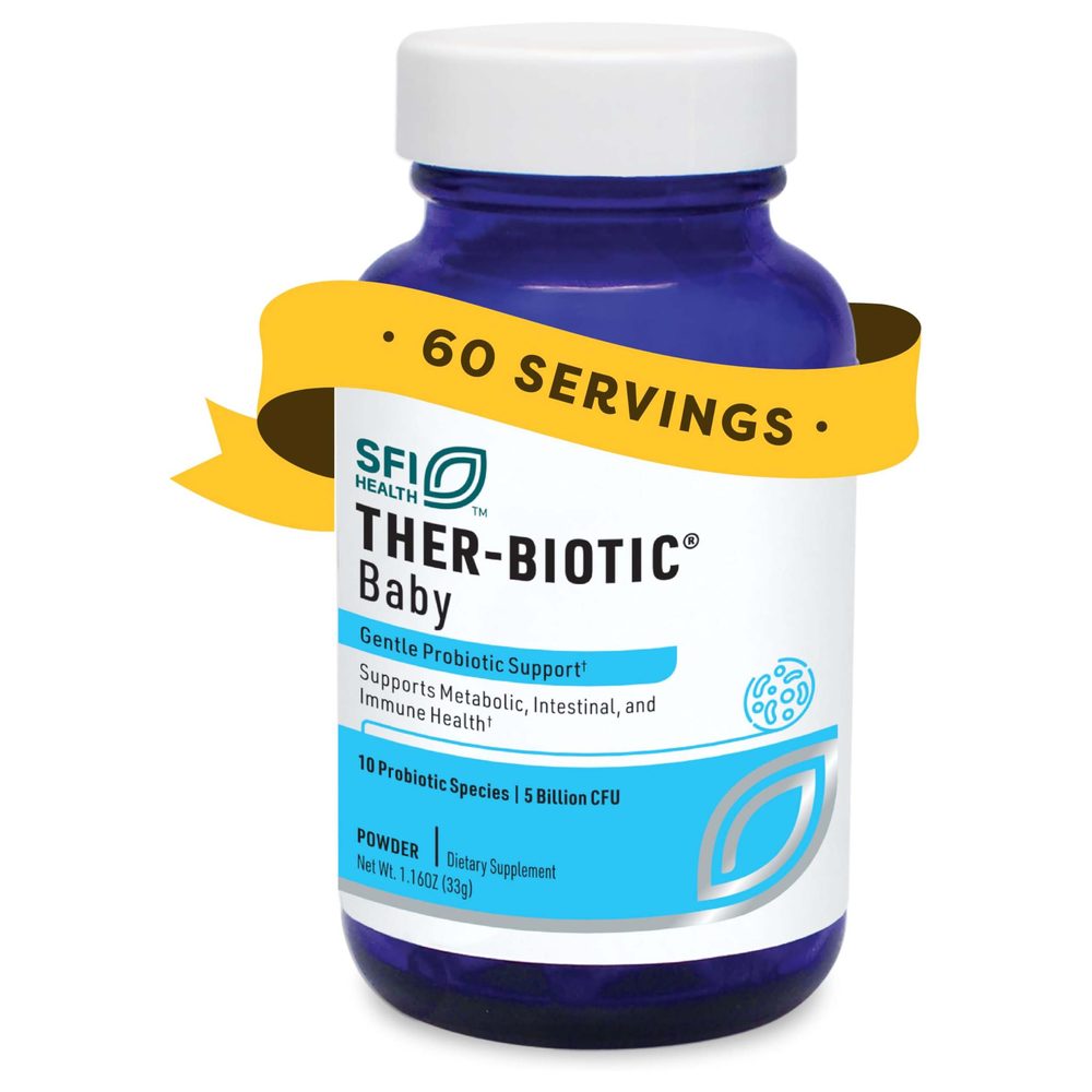 Ther-Biotic For Infants Powder 10+ Billion CFU x60 Servings, 2.1 oz (60 g) - SFI Health - SFI Health