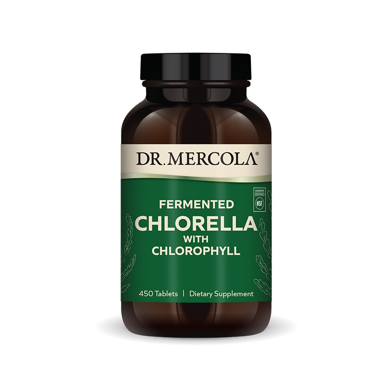 Fermented Chlorella with Chlorophyll x450 Tablets - Dr. Mercola - Dr. Mercola