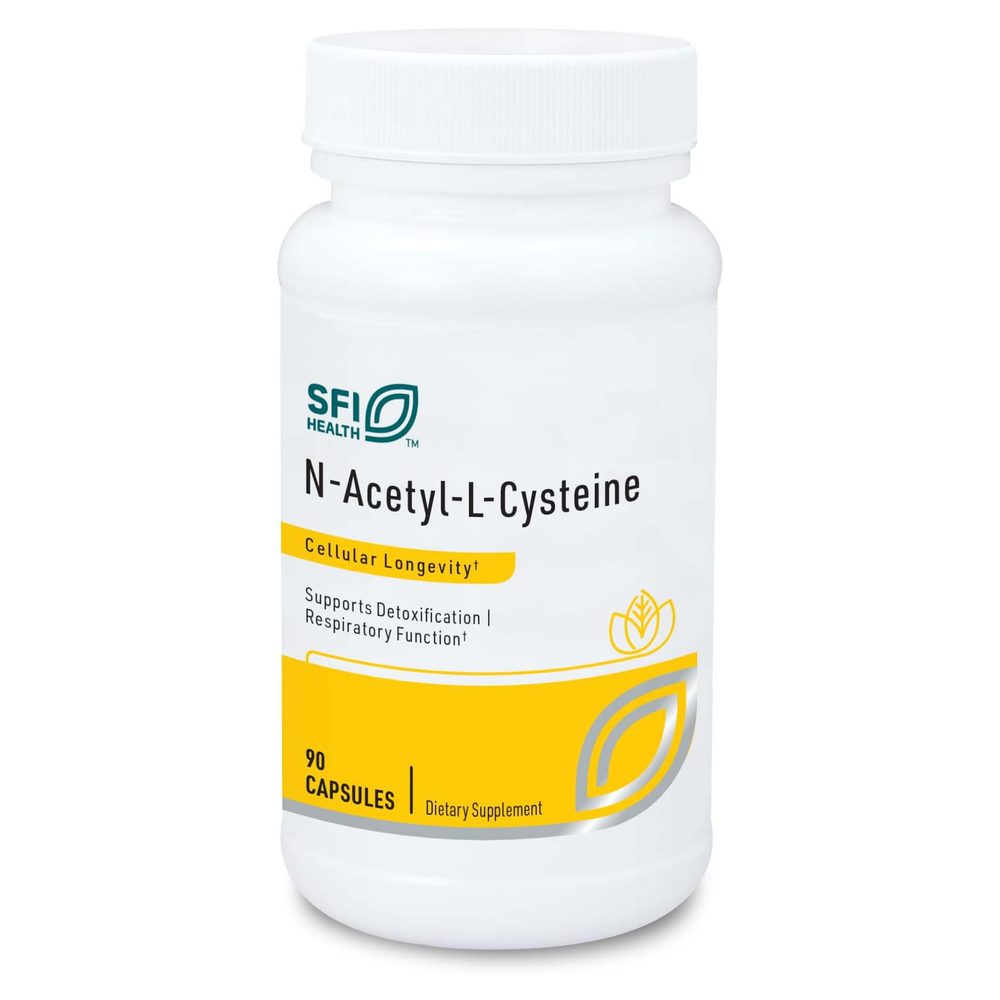 NAC (N-Acetyl L-Cysteine) 500mg x90 Capsules - SFI Health - SFI Health