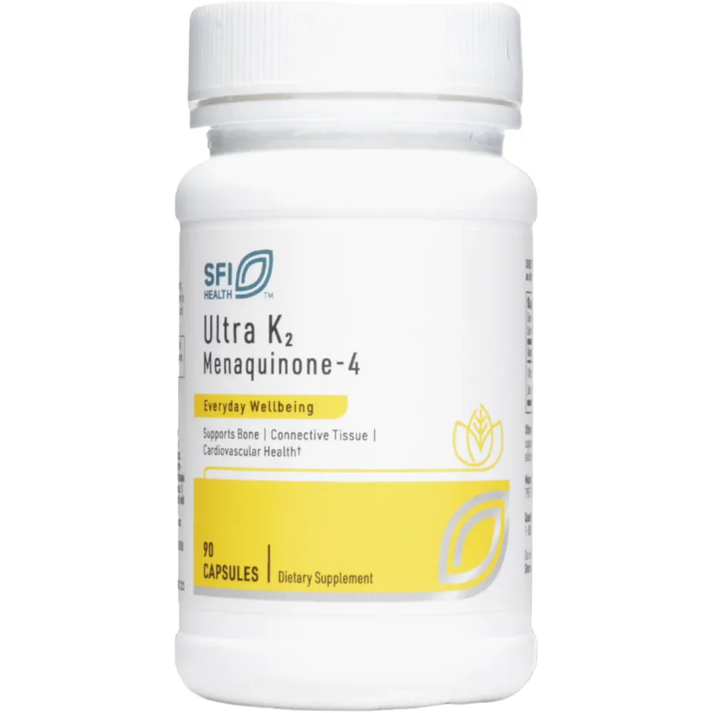 Ultra K2 Menaquinone-4 (MK-4) 15,000mcg x90 Capsules - SFI Health - SFI Health
