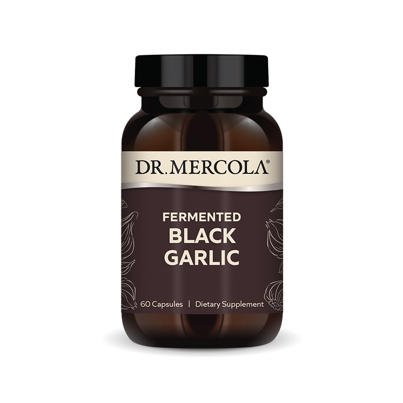 Fermented Black Garlic x60 Capsules - Dr. Mercola - Dr. Mercola