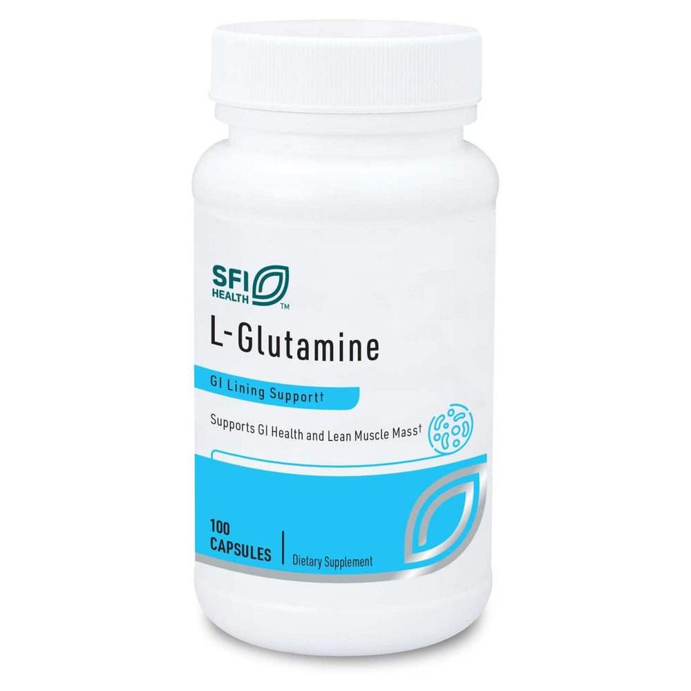 L-Glutamine 500mg x100 Capsules - SFI Health - SFI Health