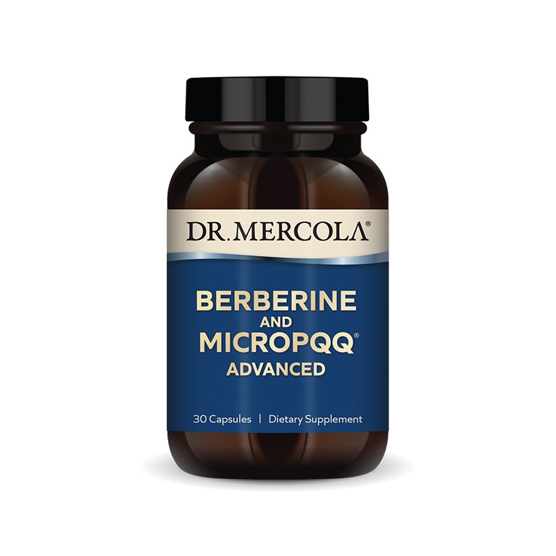 Berberine with MicroPQQ x30 Capsules - Dr. Mercola - Dr. Mercola