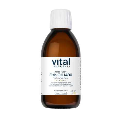 Fish Oil 1400 x40 Servings, 6.8 fl oz (200 mL) - Vital Nutrients - Vital Nutrients