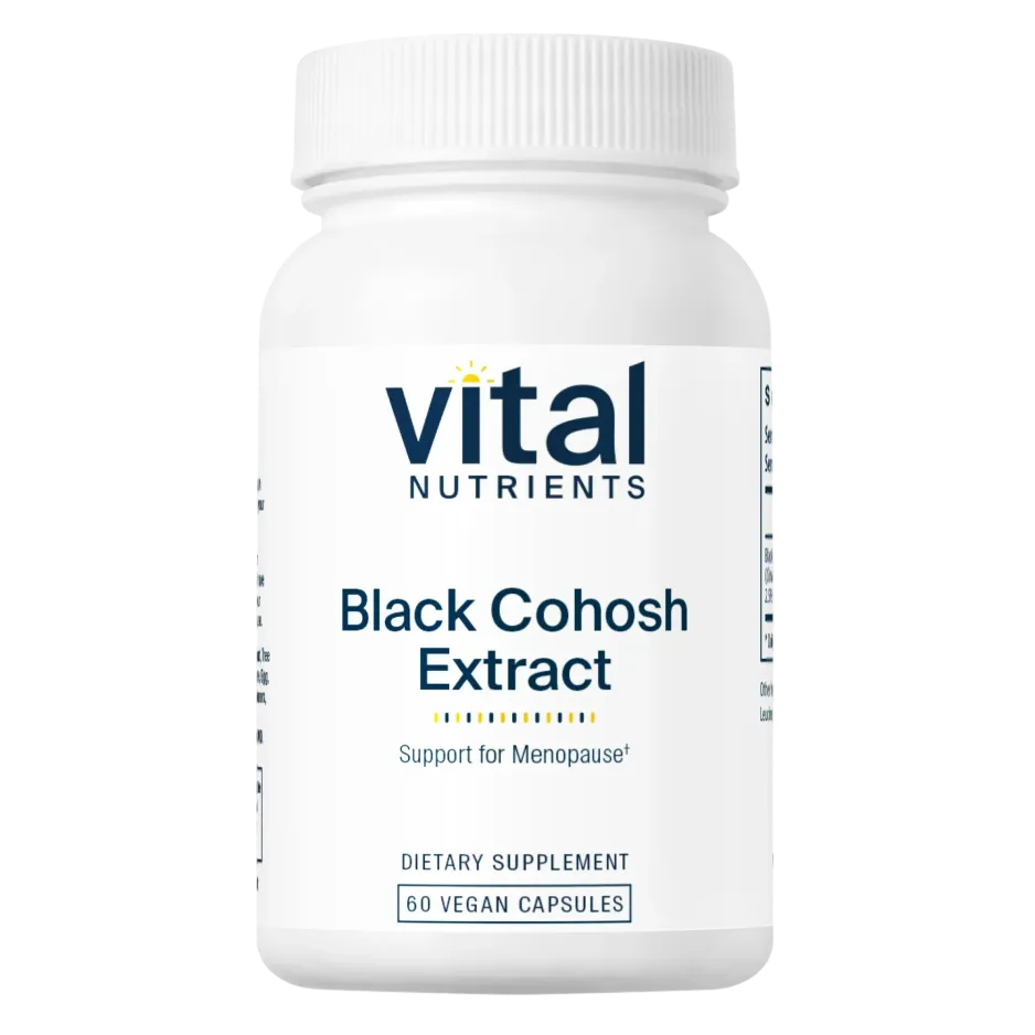 Black Cohosh Extract 250mg x60 Capsules - Vital Nutrients - Vital Nutrients