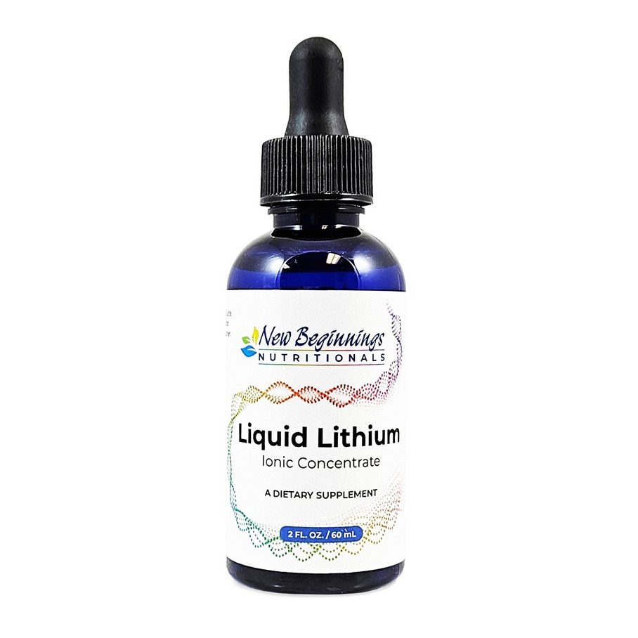 Lithium 500mcg Drops 1.7 fl oz (50 mL) - New Beginnings - New Beginnings