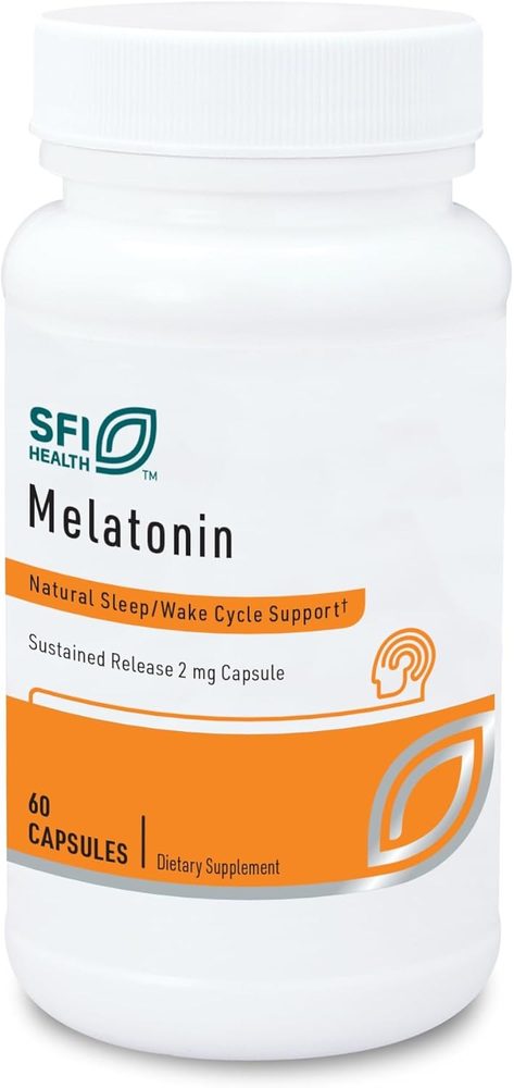 Melatonin-SR 2mg (Sustained Release) x60 Capsules - SFI Health - SFI Health