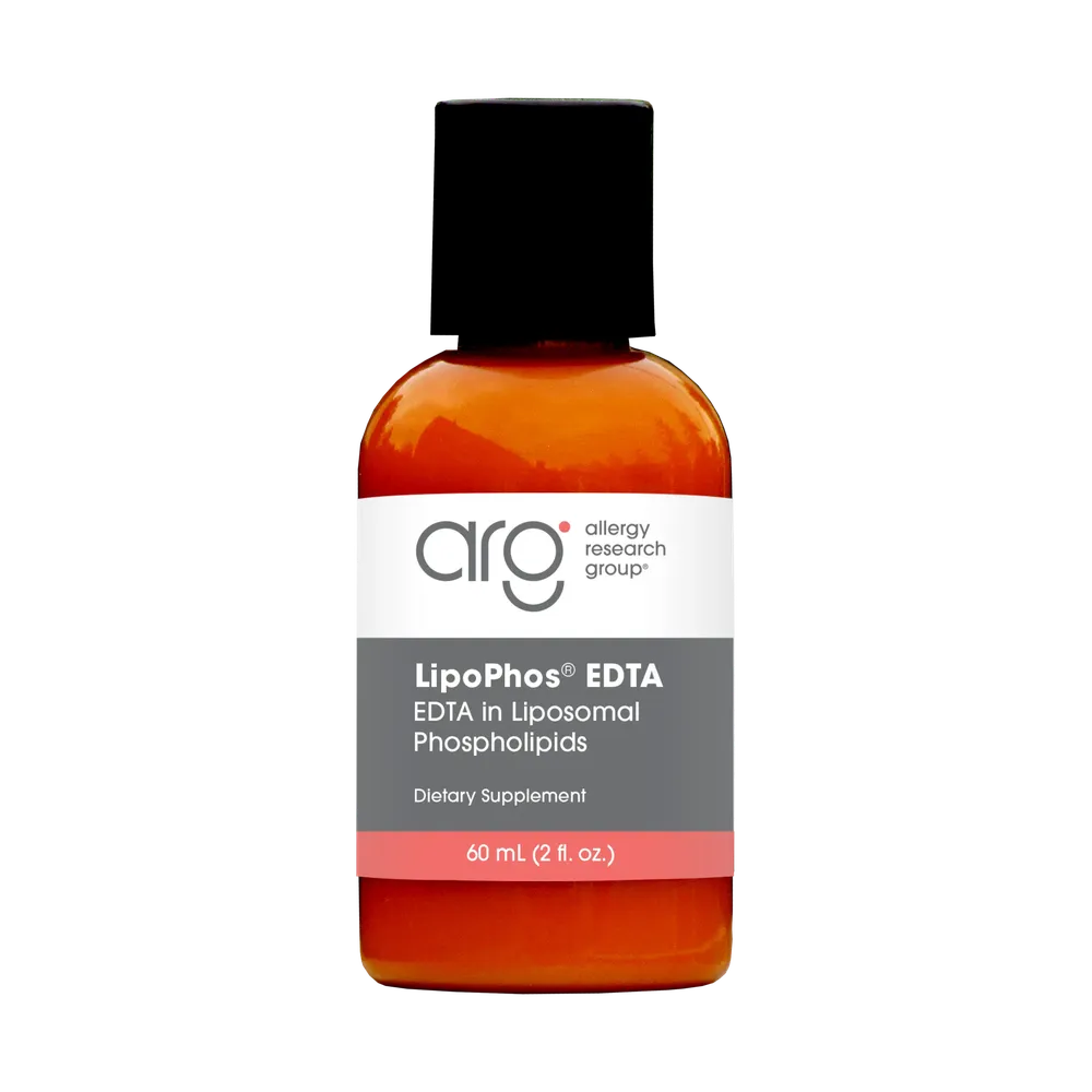 LipoPhos EDTA Liquid x2 Servings, 2 fl oz (60 mL) - Allergy Research Group - Allergy Research Group