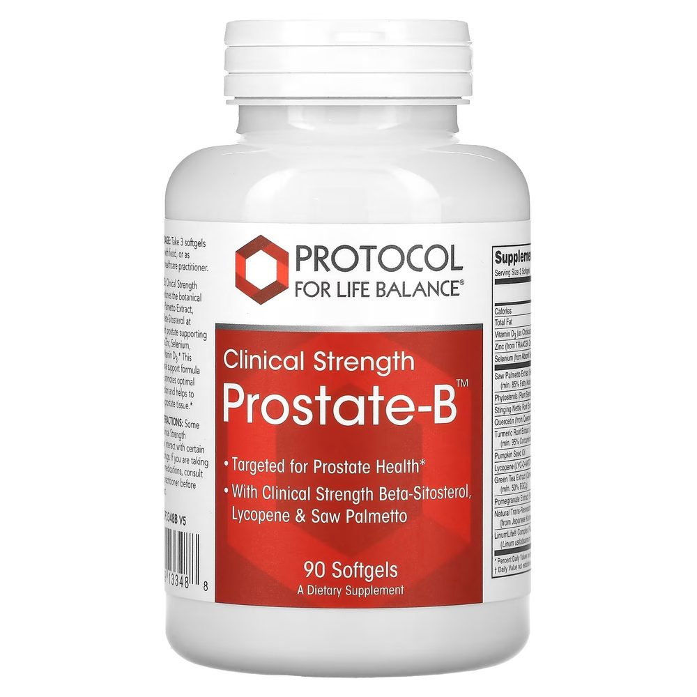 Prostate-B (Clinical Strength) x90 Softgels - Protocol For Life Balance - Protocol For Life Balance