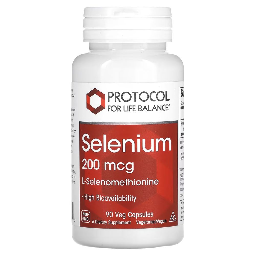 Selenium 200mcg x90 Capsules - Protocol For Life Balance - Protocol For Life Balance