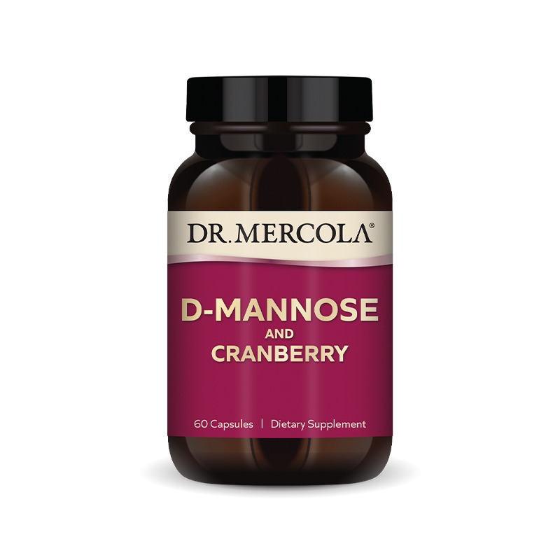 D-Mannose with Cranberry Extract x60 Capsules - Dr. Mercola - Dr. Mercola