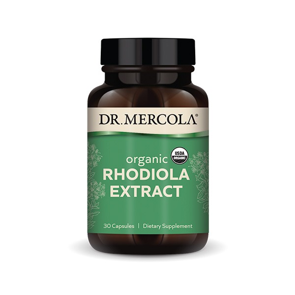 Organic Rhodiola Extract 340mg x30 Capsules - Dr. Mercola - Dr. Mercola