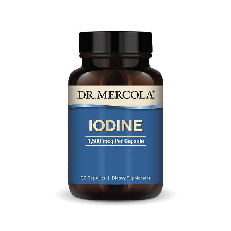 Iodine 1500mcg x30 Capsules - Dr. Mercola - Dr. Mercola