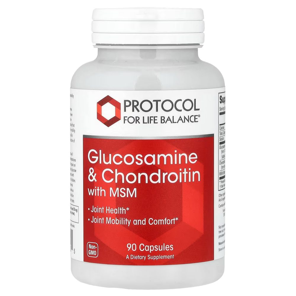Glucosamine & Chondroitin with MSM x90 Capsules - Protocol For Life Balance - Protocol For Life Balance