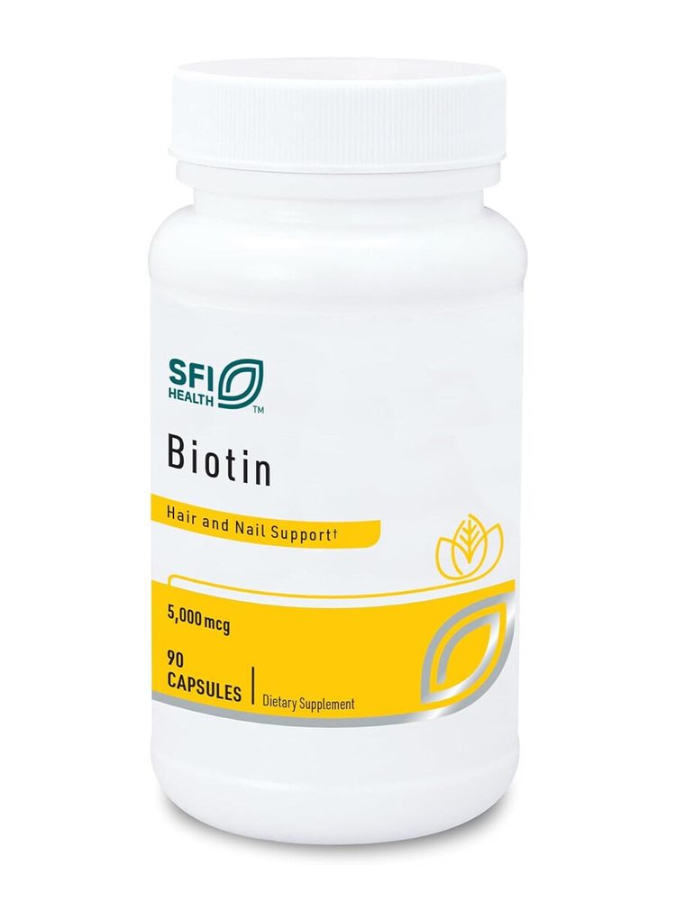 Biotin 5000mcg x90 Capsules - SFI Health - SFI Health