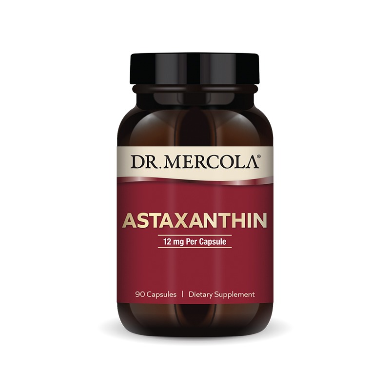 Astaxanthin 12mg x90 Capsules - Dr. Mercola - Dr. Mercola