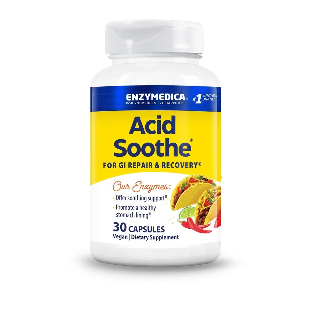 Acid Soothe x30 Chewable Tablets (Berry) - Enzymedica - Enzymedica