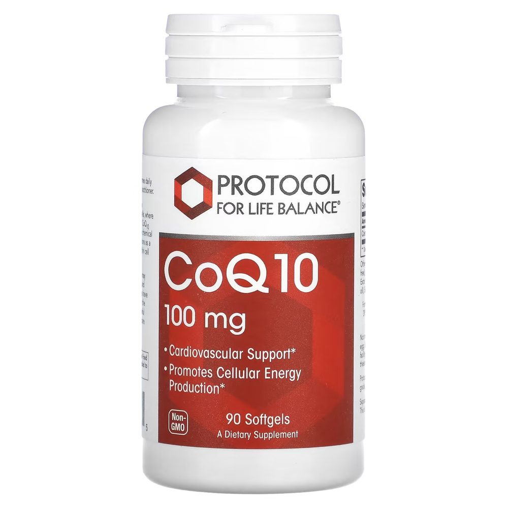 CoQ10 100mg x90 Softgels - Protocol For Life Balance - Protocol For Life Balance