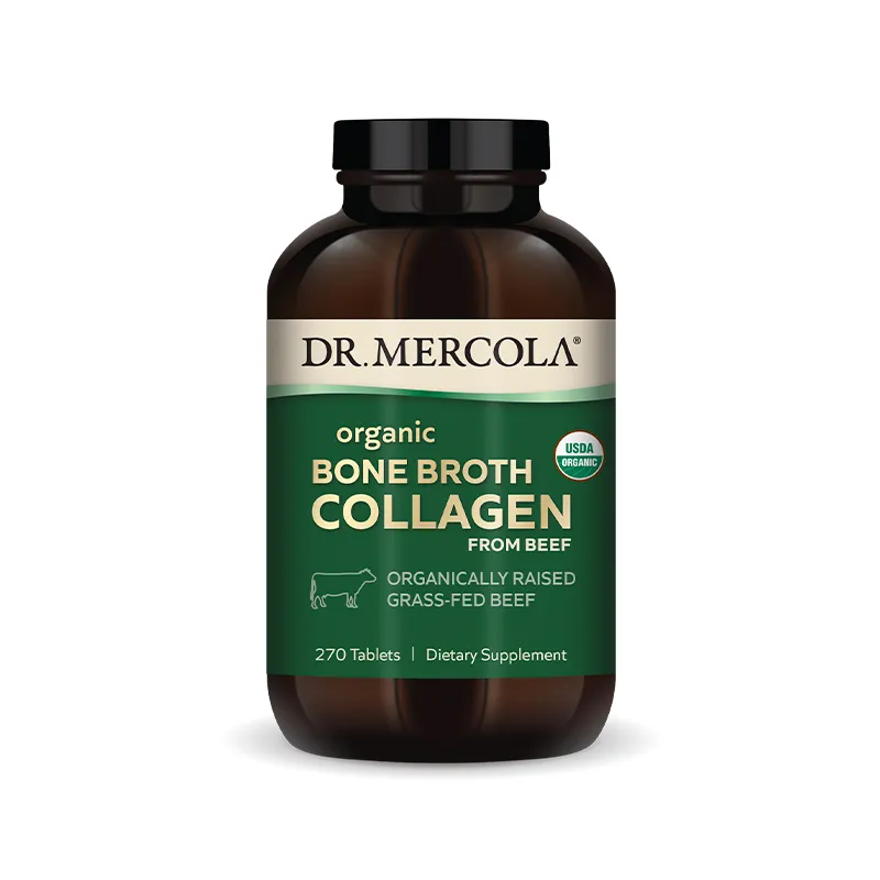 Organic Bone Broth Collagen x270 Tablets - Dr. Mercola - Dr. Mercola