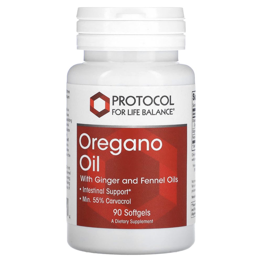 Oregano Oil x90 Softgels - Protocol For Life Balance - Protocol For Life Balance
