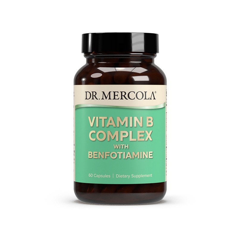 Vitamin B Complex with Benfotiamine x60 Capsules - Dr. Mercola - Dr. Mercola