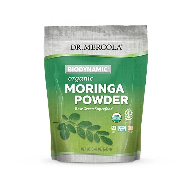 Moringa Powder 8.5 oz (240 g) - Dr. Mercola - Dr. Mercola