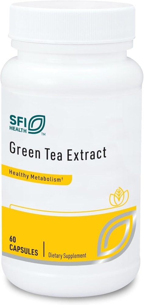 Green Tea Extract (EGCg) 500mg x60 Capsules - SFI Health - SFI Health