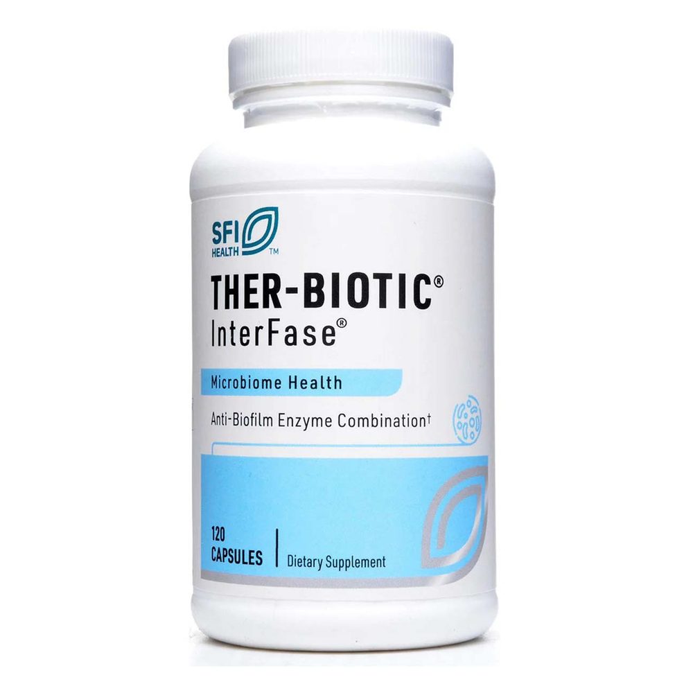Ther-Biotic InterFase (Anti-Biofilm Enzyme Combination) x60 Capsules - SFI Health - SFI Health