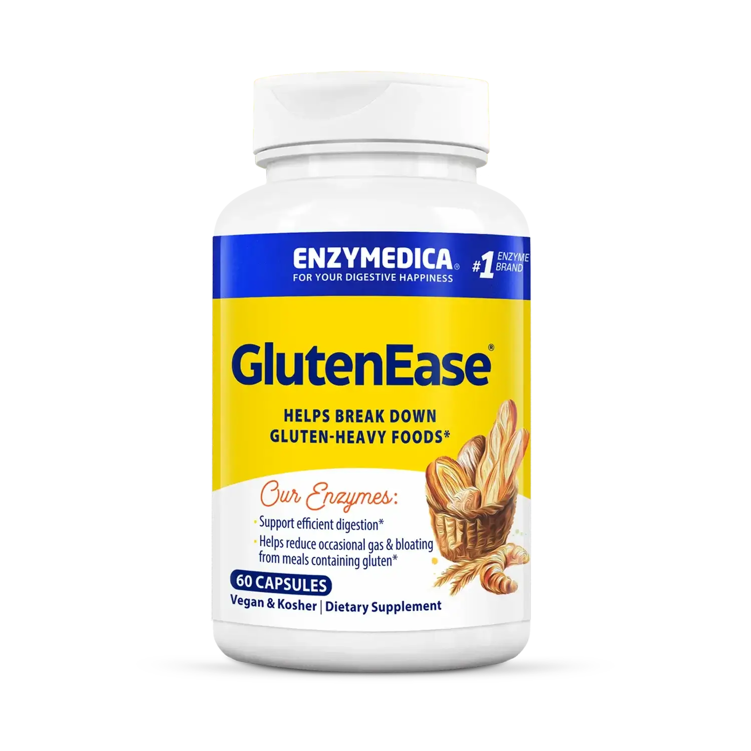 GlutenEase x60 C. - Enzymedica - Enzymedica