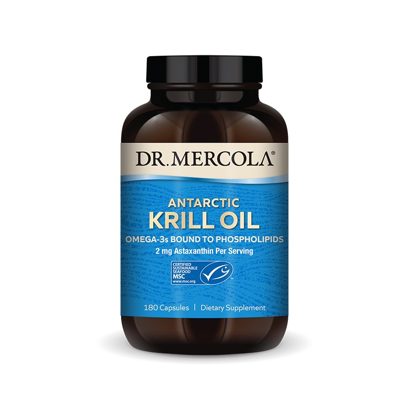 Antarctic Krill Oil 500mg x180 Capsules - Dr. Mercola - Dr. Mercola