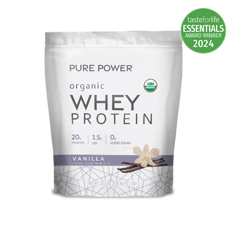 Organic Whey Protein (Vanilla) x15 Servings, 20.6 oz (584 g) - Dr. Mercola - Dr. Mercola