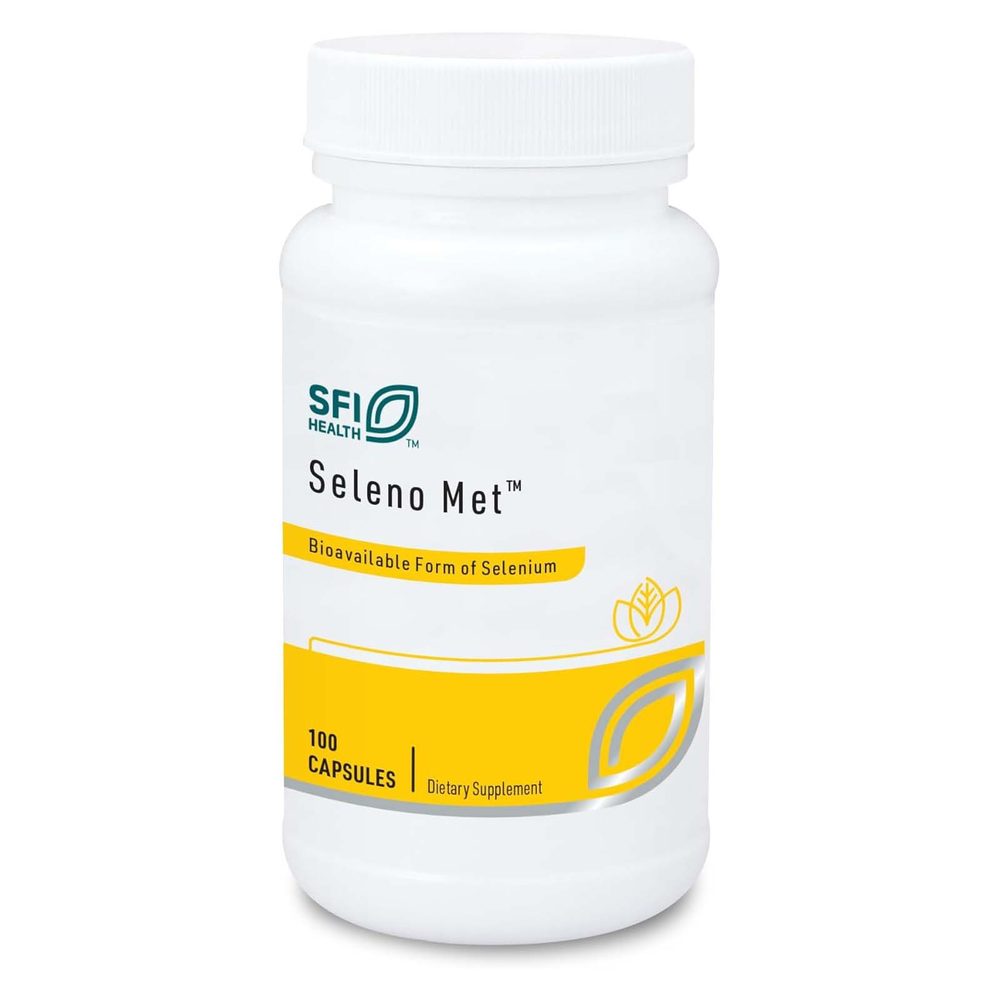Seleno Met (Selenium/Selenomethionine) 200mcg x100 Capsules - SFI Health - SFI Health