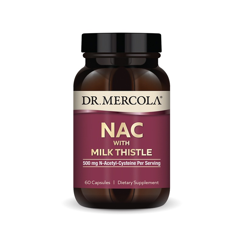 NAC with Milk Thistle x60 Capsules - Dr. Mercola - Dr. Mercola