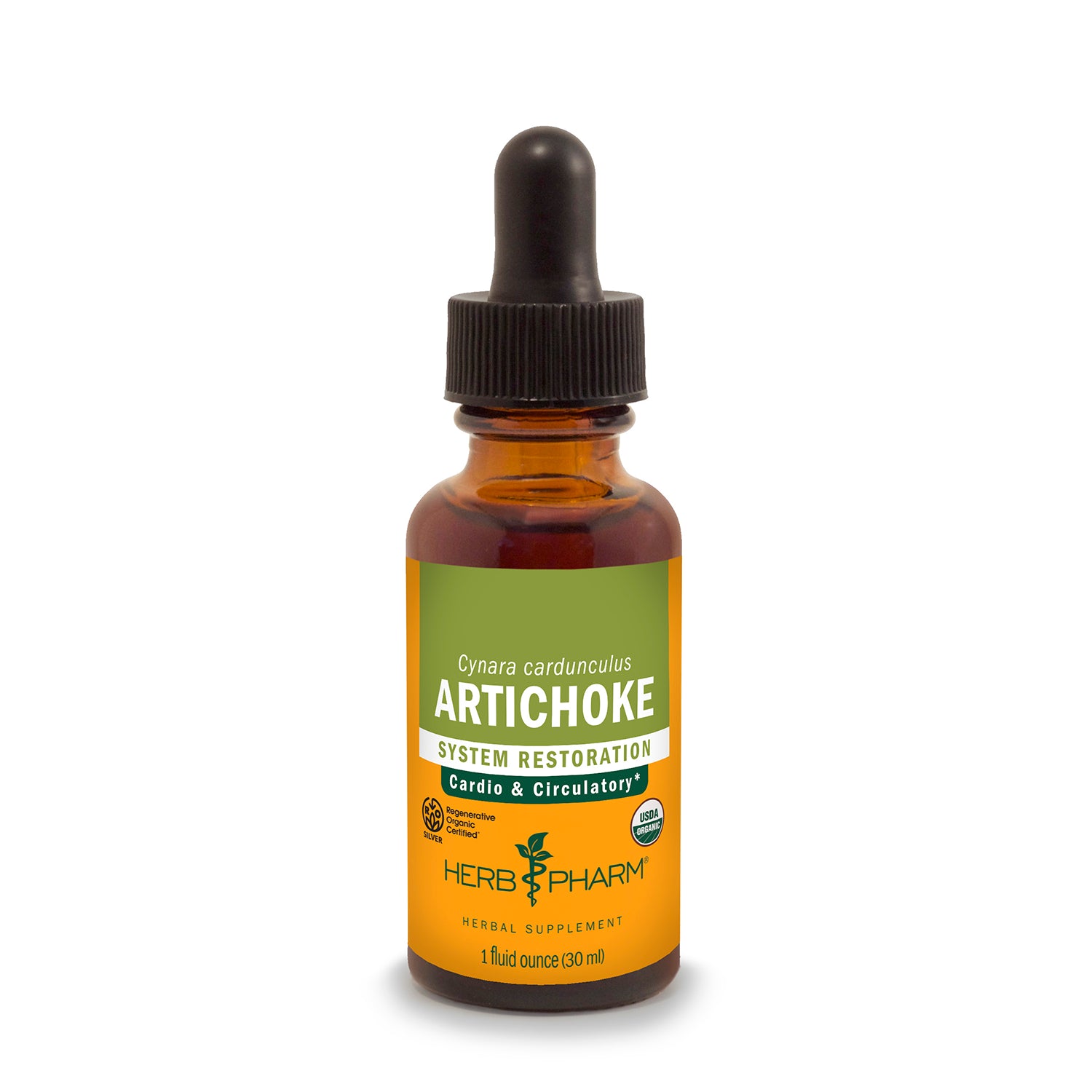 Organic Artichoke Extract 669mg 1 fl oz (30 mL) - Herb Pharm - Herb Pharm