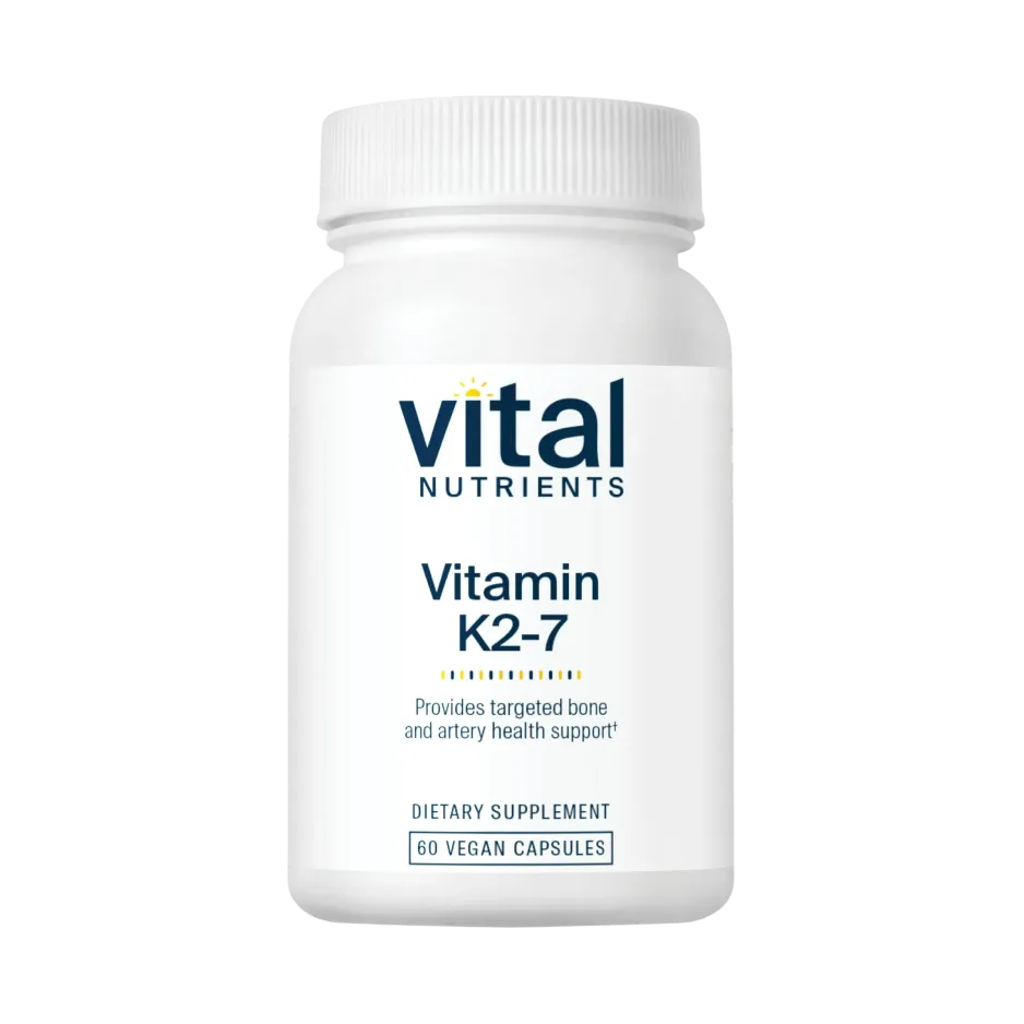 Vitamin K2 Mk-7 180mcg x60 Capsules - Vital Nutrients - Vital Nutrients