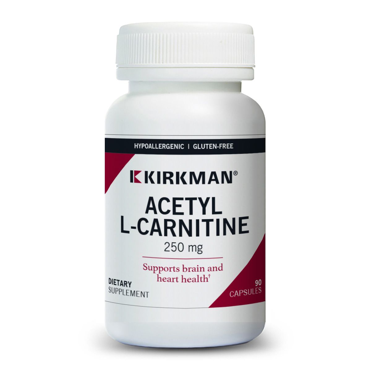 Acetyl L-Carnitine 250mg x90 Capsules - Kirkman - Kirkman