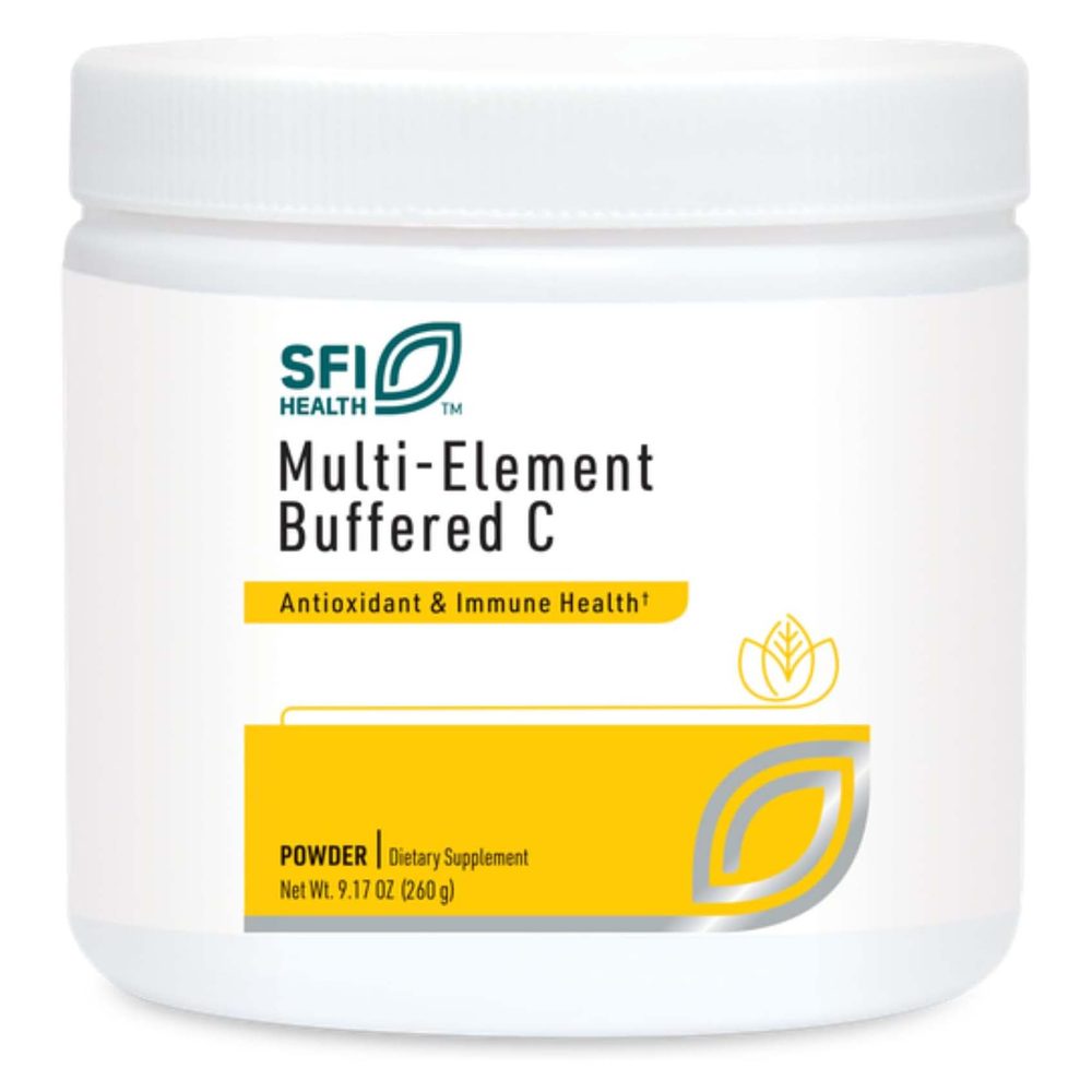 Multi-Element Buffered C Powder x65 Servings, 9.2 oz (260 g) - SFI Health - SFI Health