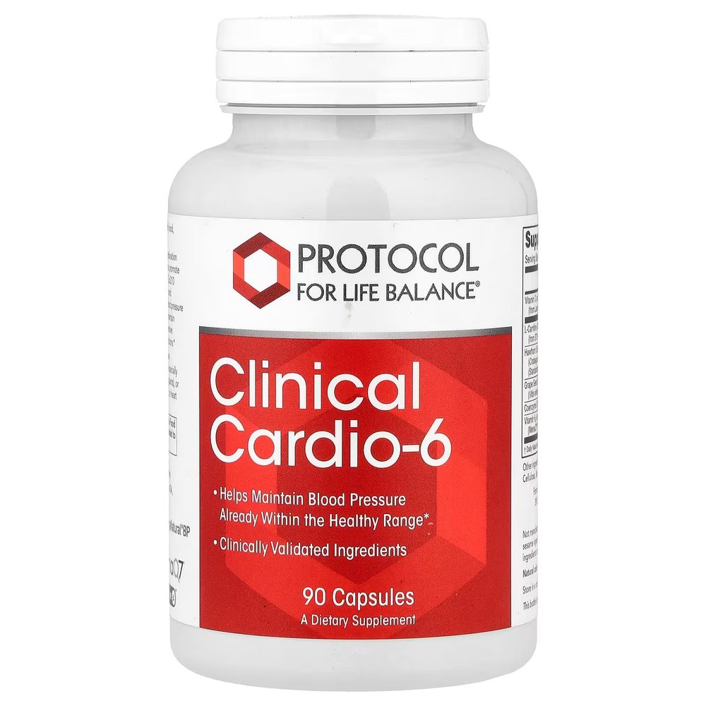 Clinical Cardio-6 x90 Capsules - Protocol For Life Balance - Protocol For Life Balance