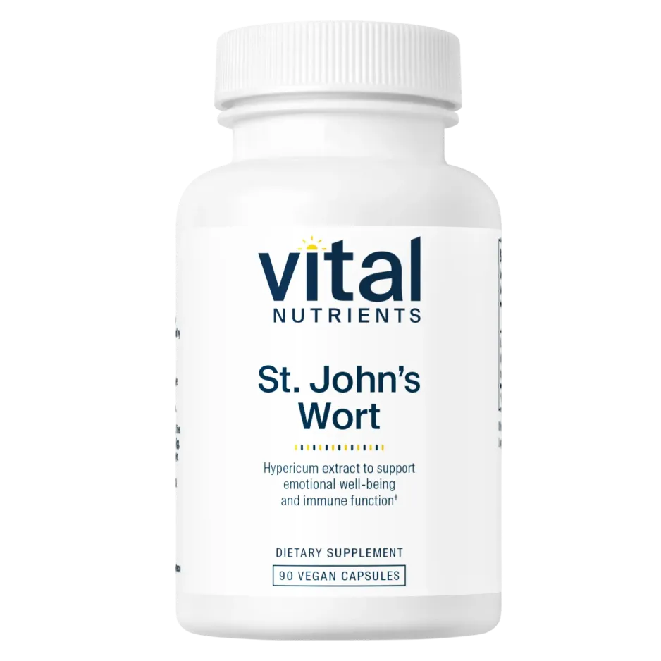 St. John's Wort 600mg x90 Capsules - Vital Nutrients - Vital Nutrients
