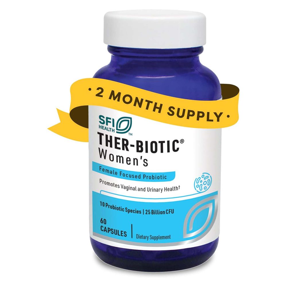 Ther-Biotic Women's Formula 25 Billion CFU, 10 Strains x60 Capsules - SFI Health - SFI Health