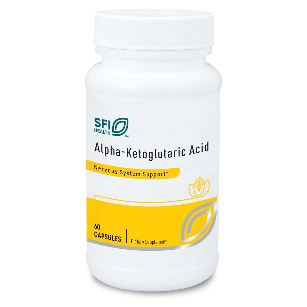 Alpha Ketoglutaric Acid AKG 300mg x60 Capsules - SFI Health - SFI Health
